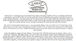 Desktop Screenshot of lariat.net